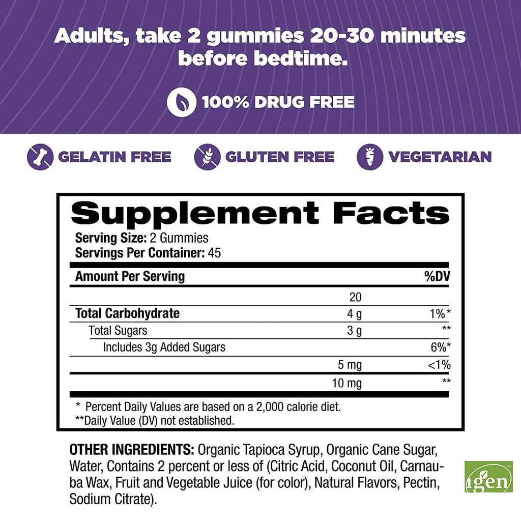 10mg Strawberry Sleep Gummies - 90 Pack
